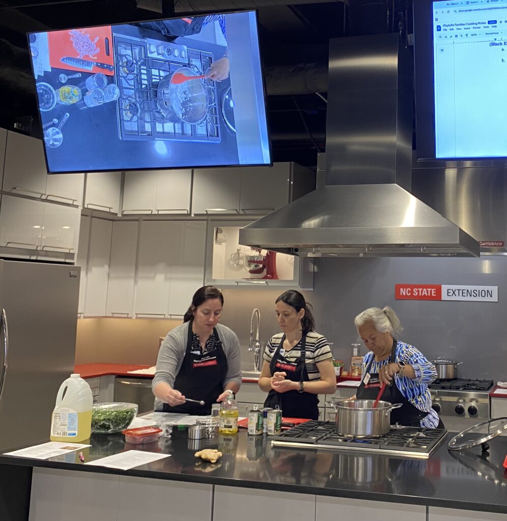 staff preparing food