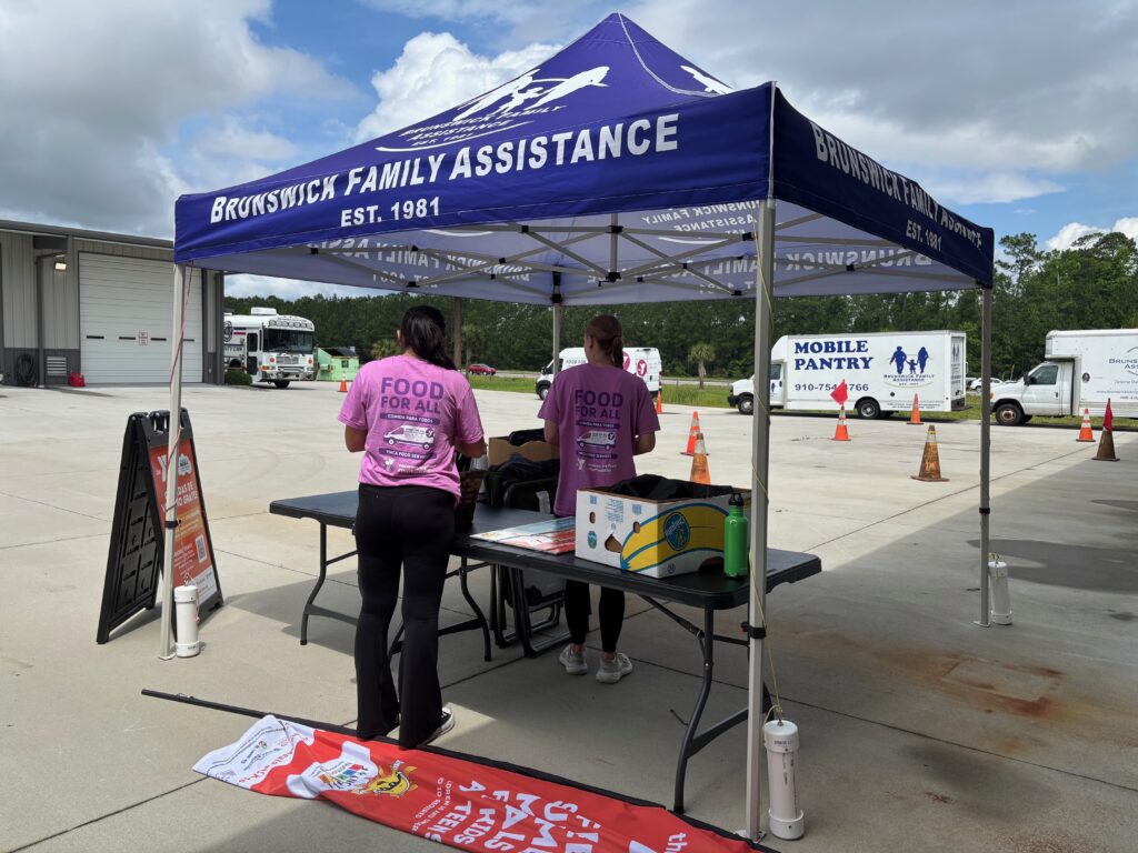 Brunswick Family Assistance Tent